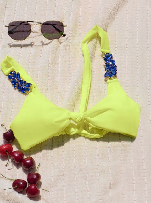 Zhara Triangle Bikini Set - Lightening Bolt