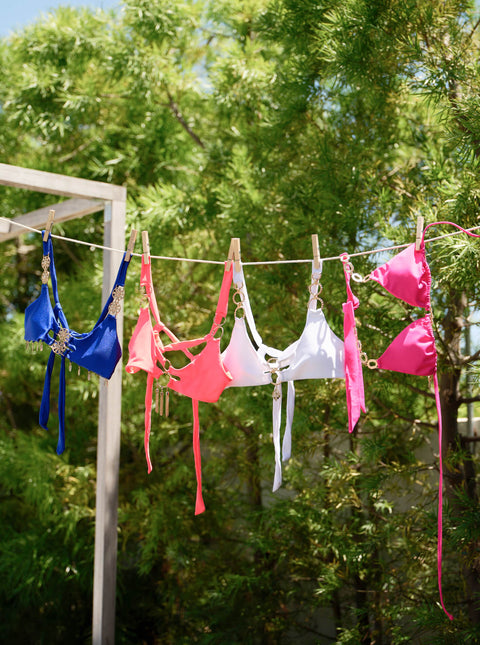 Playa Bralette Bikini Set - Santorini