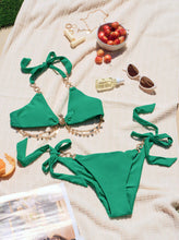 Load image into Gallery viewer, Sasha Triangle Bikini Set - Envy
