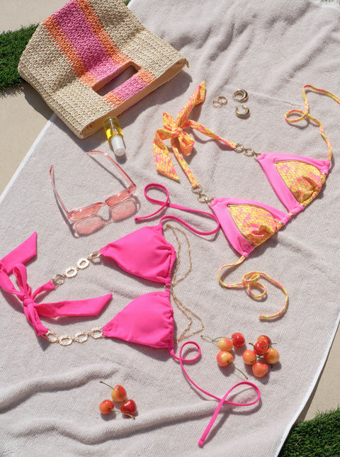 Vegas Volt Triangle Bikini Set - Candy Crush