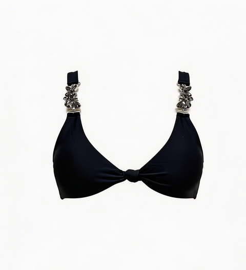 Zhara Triangle Top - Black Licorice