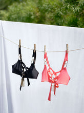 Load image into Gallery viewer, Miami Bralette Bikini Set - Black Licorice
