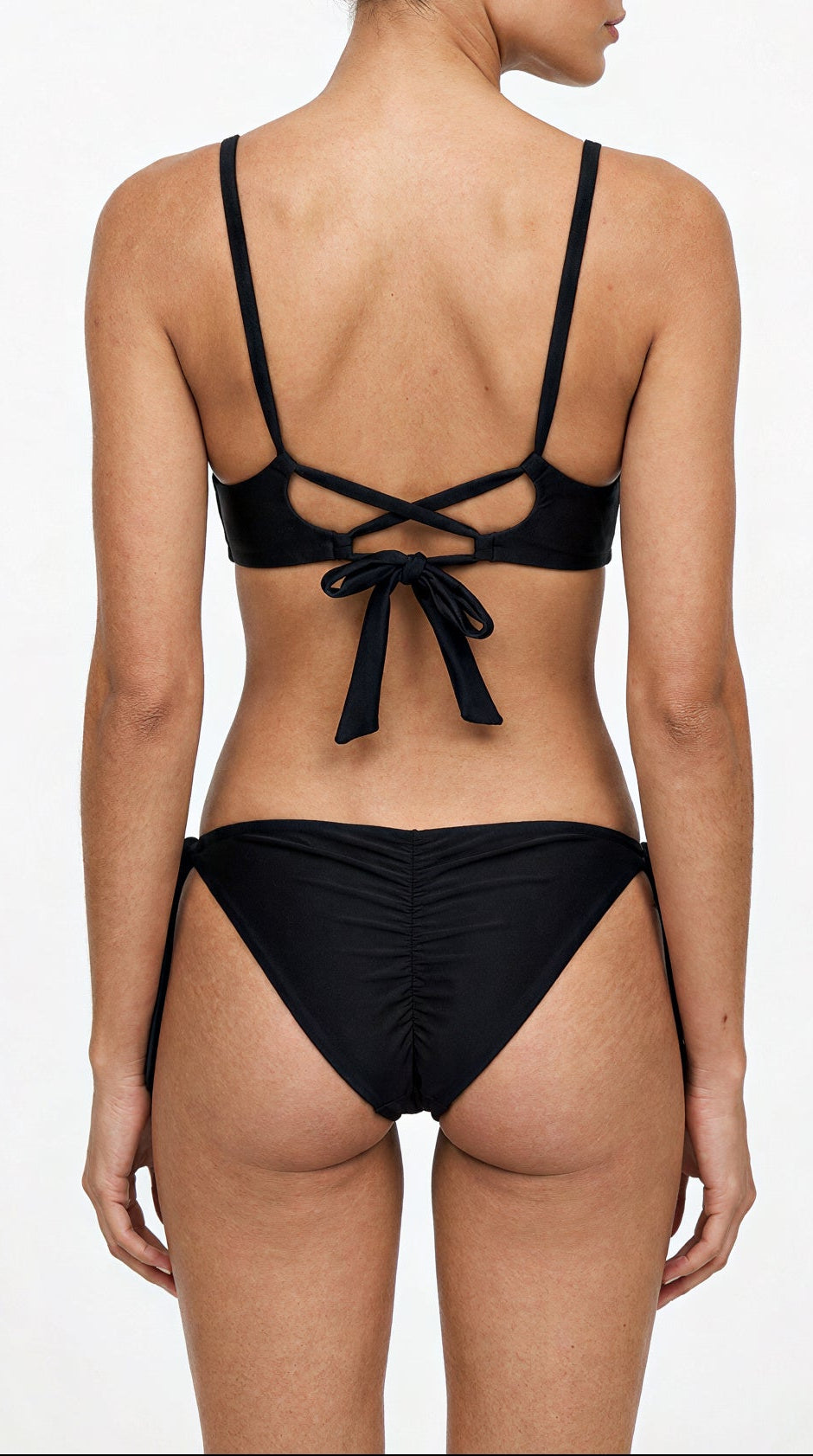 Cassia Tie-Side Bikini Bottom - Onyx