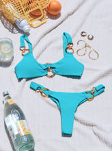 Load image into Gallery viewer, Tulum Bralette Top - Caribbean Mist
