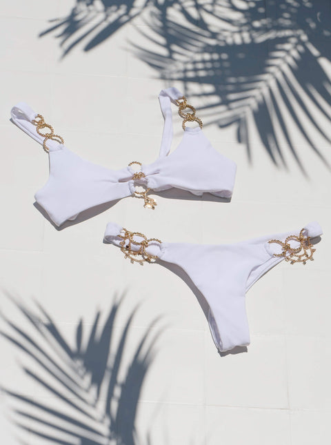 Playa Bralette Bikini Set - Santorini